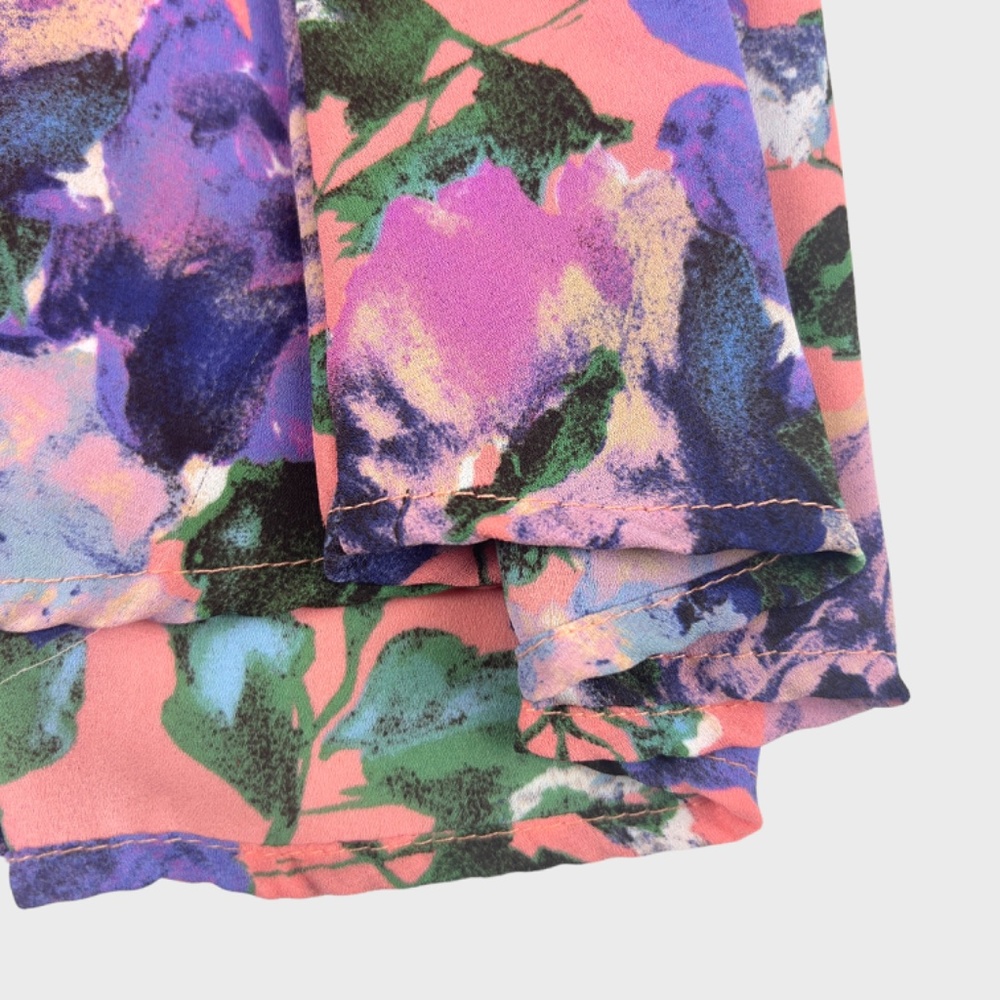Lush Floral Print Midi Dress - Picture 7 of 8